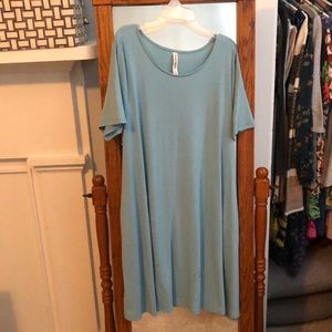 Light blue tunic dress